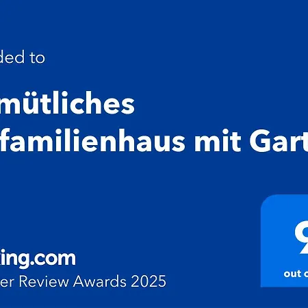Holiday home Gemuetliches Einfamilienhaus Mit Garten